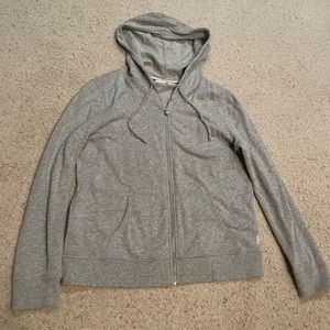 Victoria Secret - Gray Zip-Up Hoodie -  size L